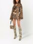 Dolce & Gabbana Chiffon blouse met luipaardprint Bruin - Thumbnail 2