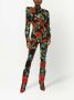 Dolce & Gabbana Blouse met roosprint Zwart - Thumbnail 3