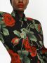 Dolce & Gabbana Blouse met roosprint Zwart - Thumbnail 5