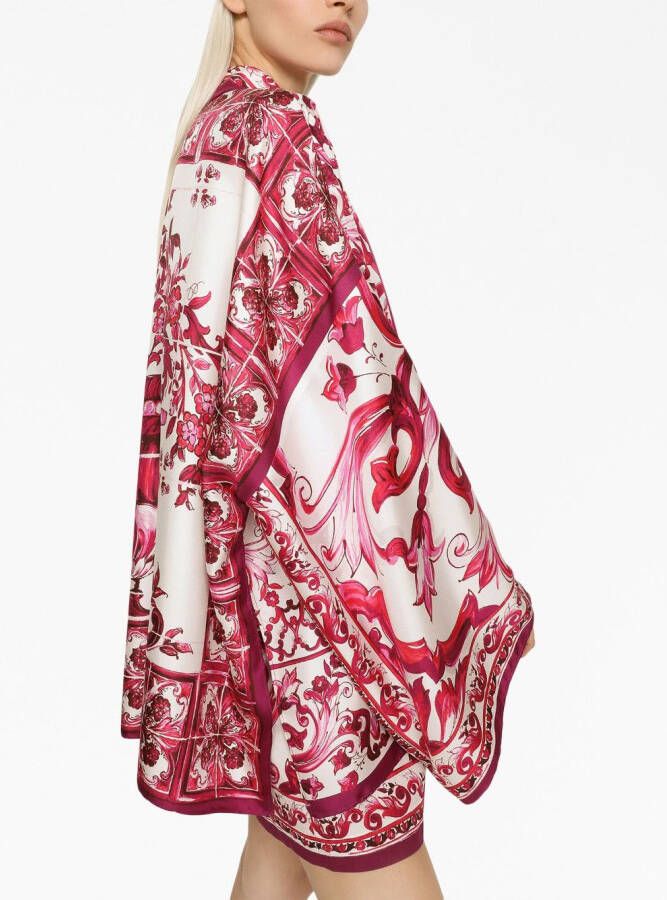 Dolce & Gabbana Blouse met vleermuismouwen Roze
