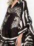 Dolce & Gabbana Twill blouse met zebraprint Zwart - Thumbnail 5