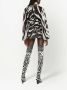 Dolce & Gabbana Chiffon blouse met zebraprint Zwart - Thumbnail 4