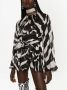 Dolce & Gabbana Chiffon blouse met zebraprint Zwart - Thumbnail 5