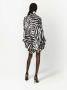 Dolce & Gabbana Twill blouse met zebraprint Zwart - Thumbnail 4