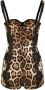 Dolce & Gabbana Zijden body met luipaardprint Bruin - Thumbnail 3