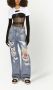Dolce & Gabbana KIM DOLCE&GABBANA korset top met tule Zwart - Thumbnail 3