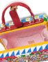 Dolce & Gabbana Dolce Box rieten tas met handgreep Rood - Thumbnail 4