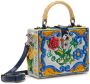 Dolce & Gabbana Dolce Box handgeverfde tas met handgreep Geel - Thumbnail 3