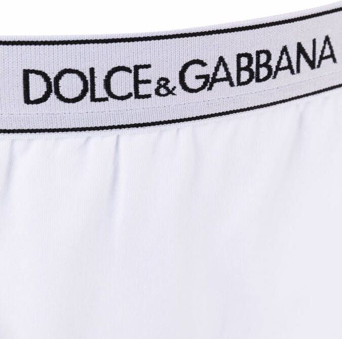 Dolce & Gabbana Boxershorts met elastische tailleband Wit