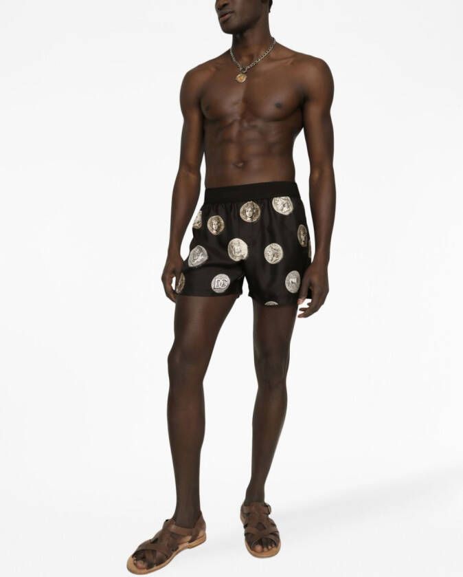 Dolce & Gabbana Boxershorts met grafische print Zwart