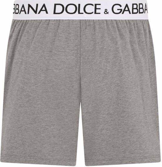 Dolce & Gabbana Boxershorts met logoband Grijs
