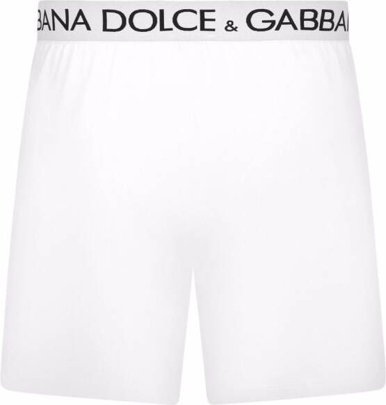 Dolce & Gabbana Boxershorts met logoband Wit
