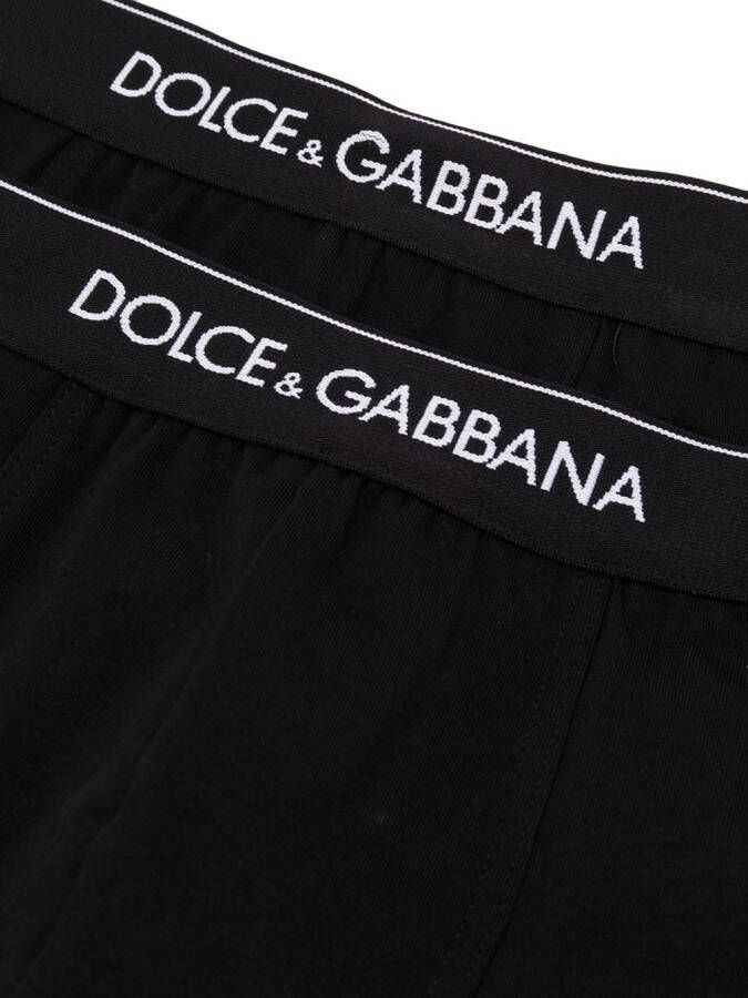 Dolce & Gabbana Boxershorts met logo Zwart
