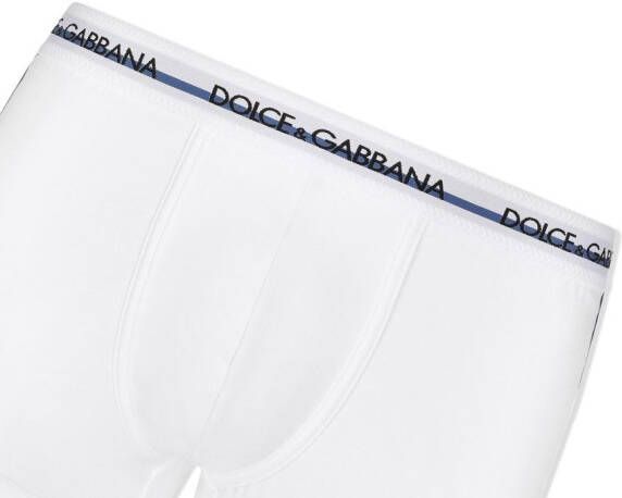 Dolce & Gabbana Boxershorts met DG-logo Wit