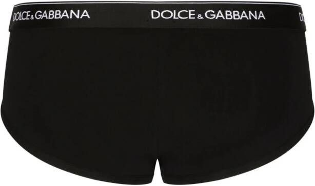Dolce & Gabbana Boxershorts met logoband Zwart