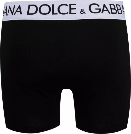 Dolce & Gabbana Boxershorts met logoband Zwart