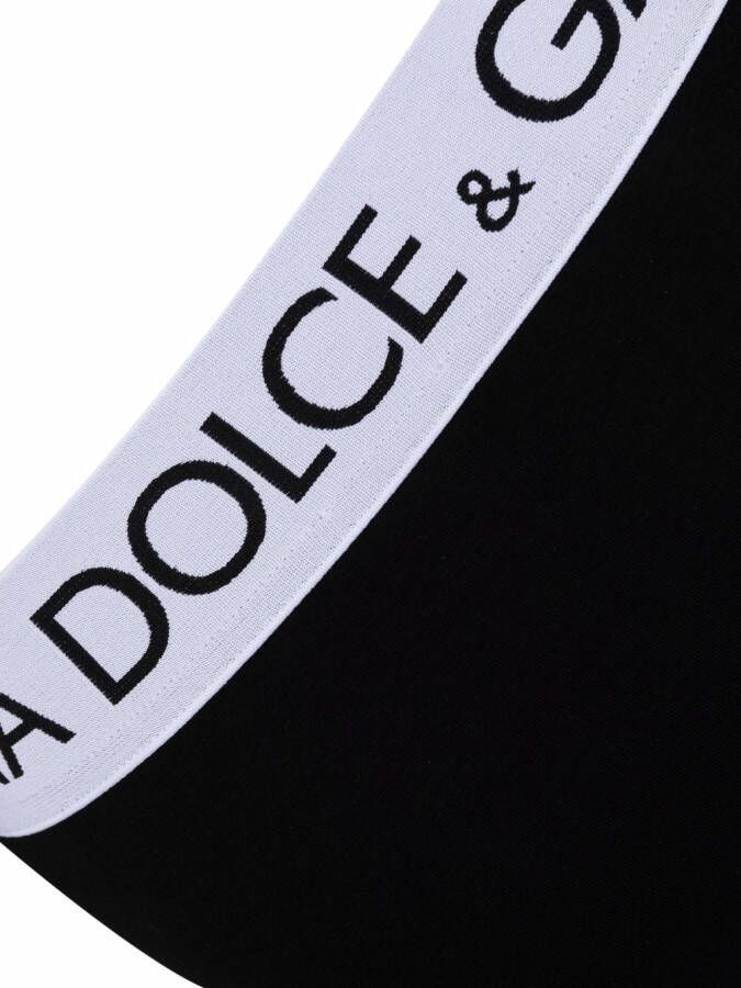 Dolce & Gabbana Boxershorts met logoband Zwart