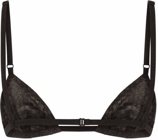Dolce & Gabbana Bralette verfraaid met stras Zwart