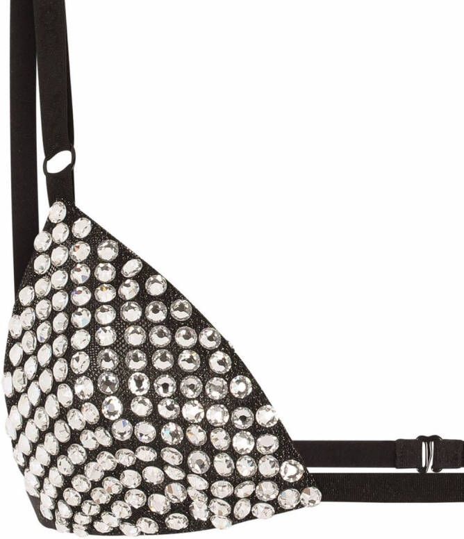 Dolce & Gabbana Bralette verfraaid met stras Zwart