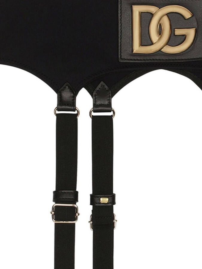Dolce & Gabbana Bretels met logoplakkaat Zwart
