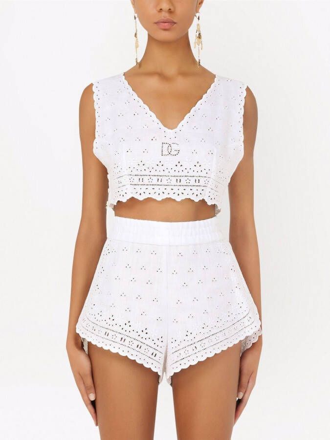Dolce & Gabbana Cropped top Wit