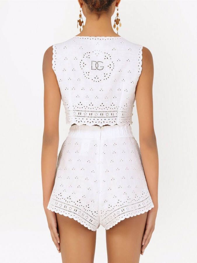 Dolce & Gabbana Cropped top Wit
