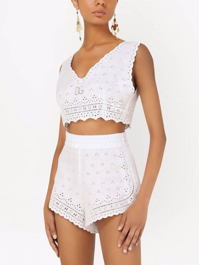 Dolce & Gabbana Cropped top Wit