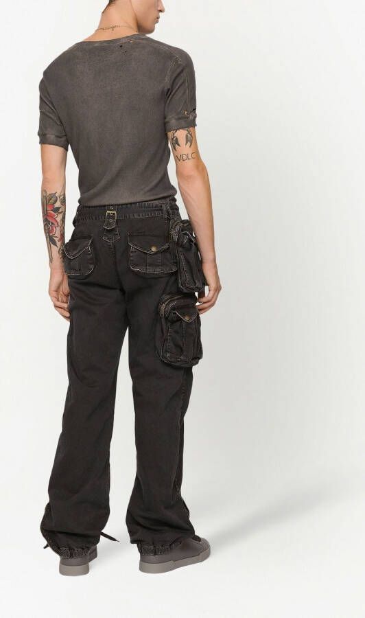 Dolce & Gabbana Cargo broek met buideldetail Zwart