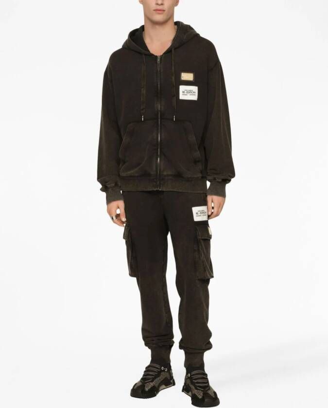 Dolce & Gabbana Broek met logopatch Zwart