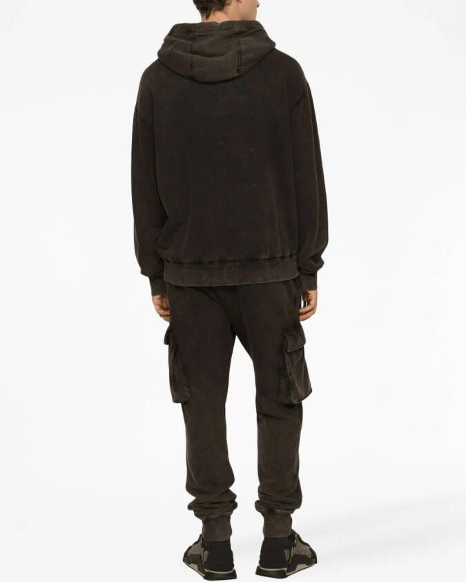 Dolce & Gabbana Broek met logopatch Zwart