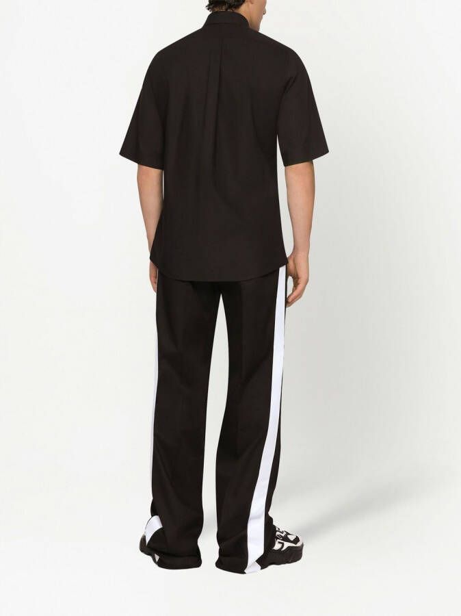 Dolce & Gabbana Broek met logopatch Zwart