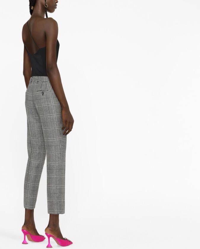 Dolce & Gabbana Broek met tartan ruit Zwart