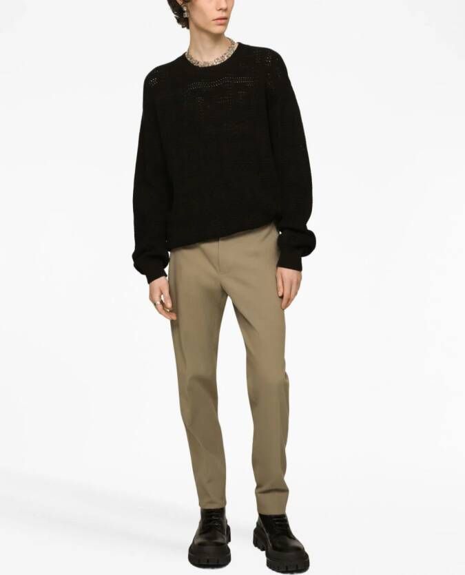 Dolce & Gabbana Broek met toelopende pijpen Groen