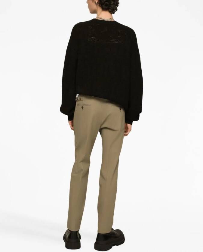 Dolce & Gabbana Broek met toelopende pijpen Groen