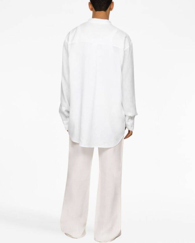 Dolce & Gabbana Broek met trekkoordtaille Wit