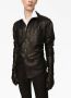 Dolce & Gabbana Leren overhemd Zwart - Thumbnail 5