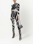 Dolce & Gabbana Catsuit met zebraprint Zwart - Thumbnail 2