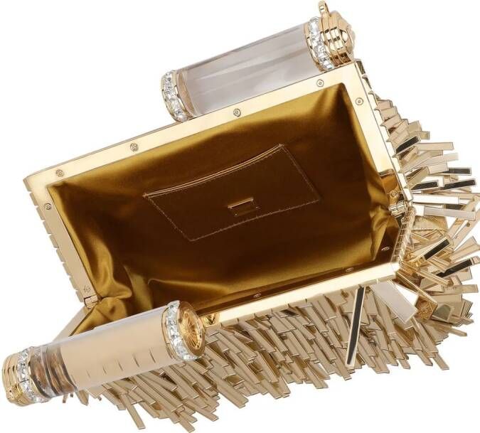 Dolce & Gabbana Leren clutch Goud