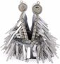 Dolce & Gabbana Leren clutch Zilver - Thumbnail 4