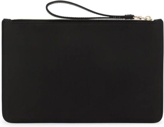 Dolce & Gabbana Leren cameratas met DG-logo Zwart