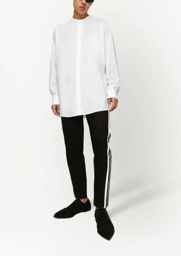 Dolce & Gabbana Kraagloos overhemd Wit
