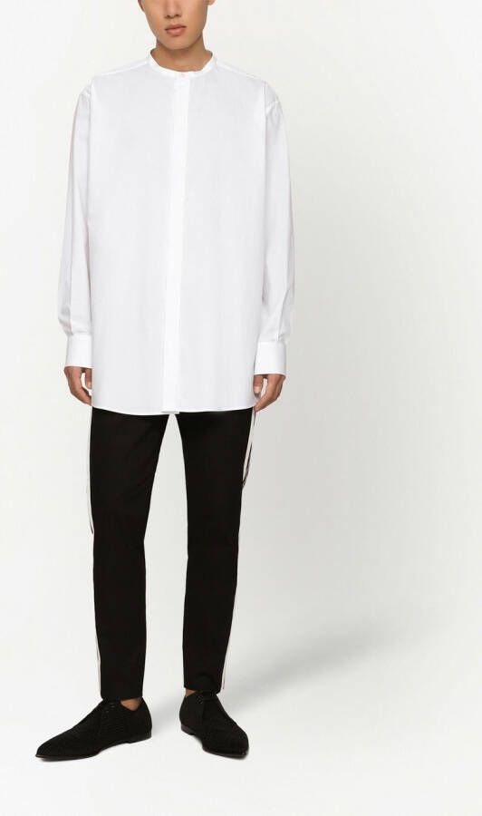 Dolce & Gabbana Kraagloos overhemd Wit