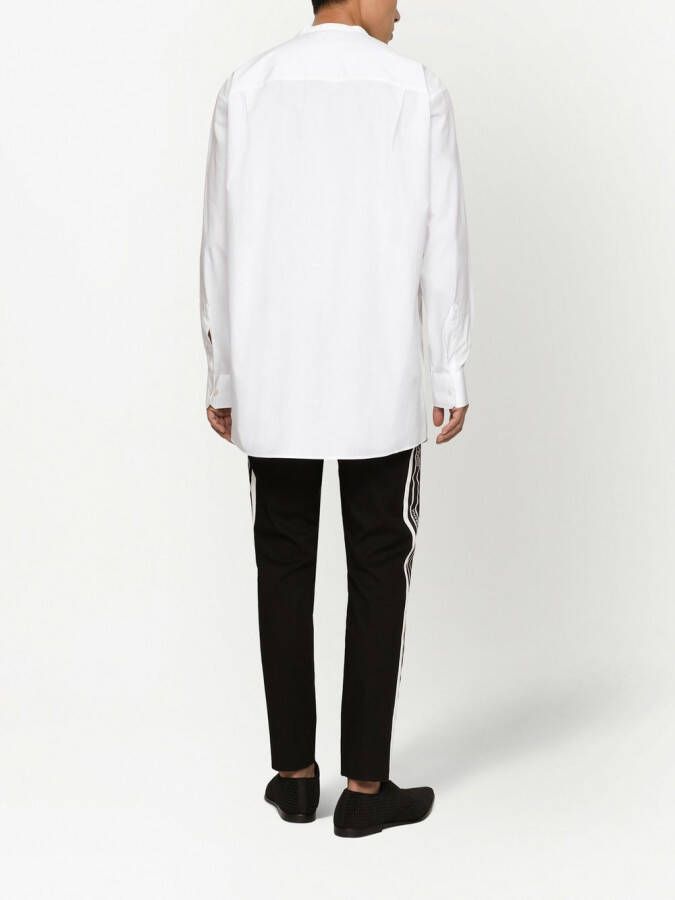 Dolce & Gabbana Kraagloos overhemd Wit