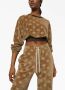 Dolce & Gabbana Cropped blouse Bruin - Thumbnail 5