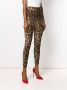 Dolce & Gabbana Cropped broek met luipaardprint Beige - Thumbnail 3