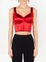 Dolce & Gabbana Cropped bustier Rood - Thumbnail 3