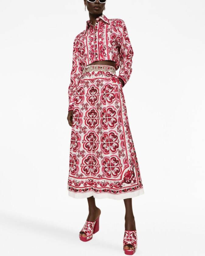 Dolce & Gabbana Cropped culotte Wit