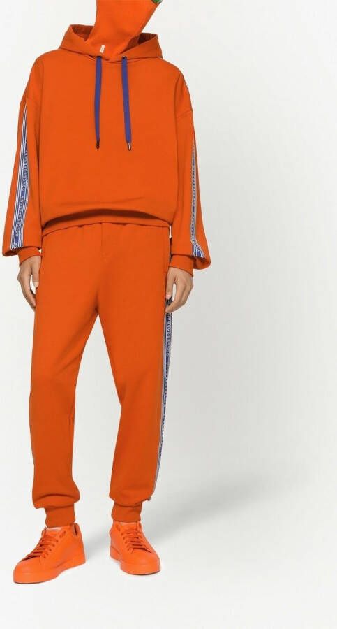 Dolce & Gabbana Cropped hoodie Oranje
