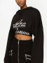 Dolce & Gabbana Cropped hoodie Zwart - Thumbnail 5