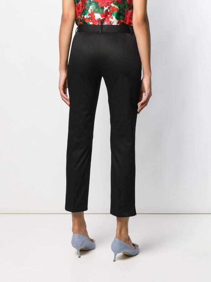Dolce & Gabbana Cropped pantalon Zwart